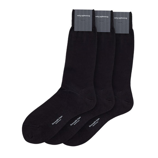 These Socks by ZEGNA for men in cotton gray present a utilitarian silhouette from the Men's Cotton Socks collection, offering a utilitarian fit and refined aesthetic.