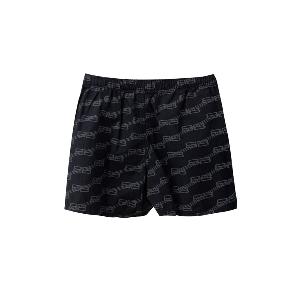 Balenciaga Black Cotton Bermuda