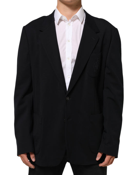 Dolce & Gabbana Women's Viscose Polyester & Polyamide Blazer - Black