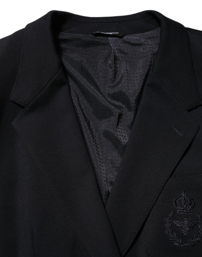 Dolce & Gabbana Women's Viscose Polyester & Polyamide Blazer - Black