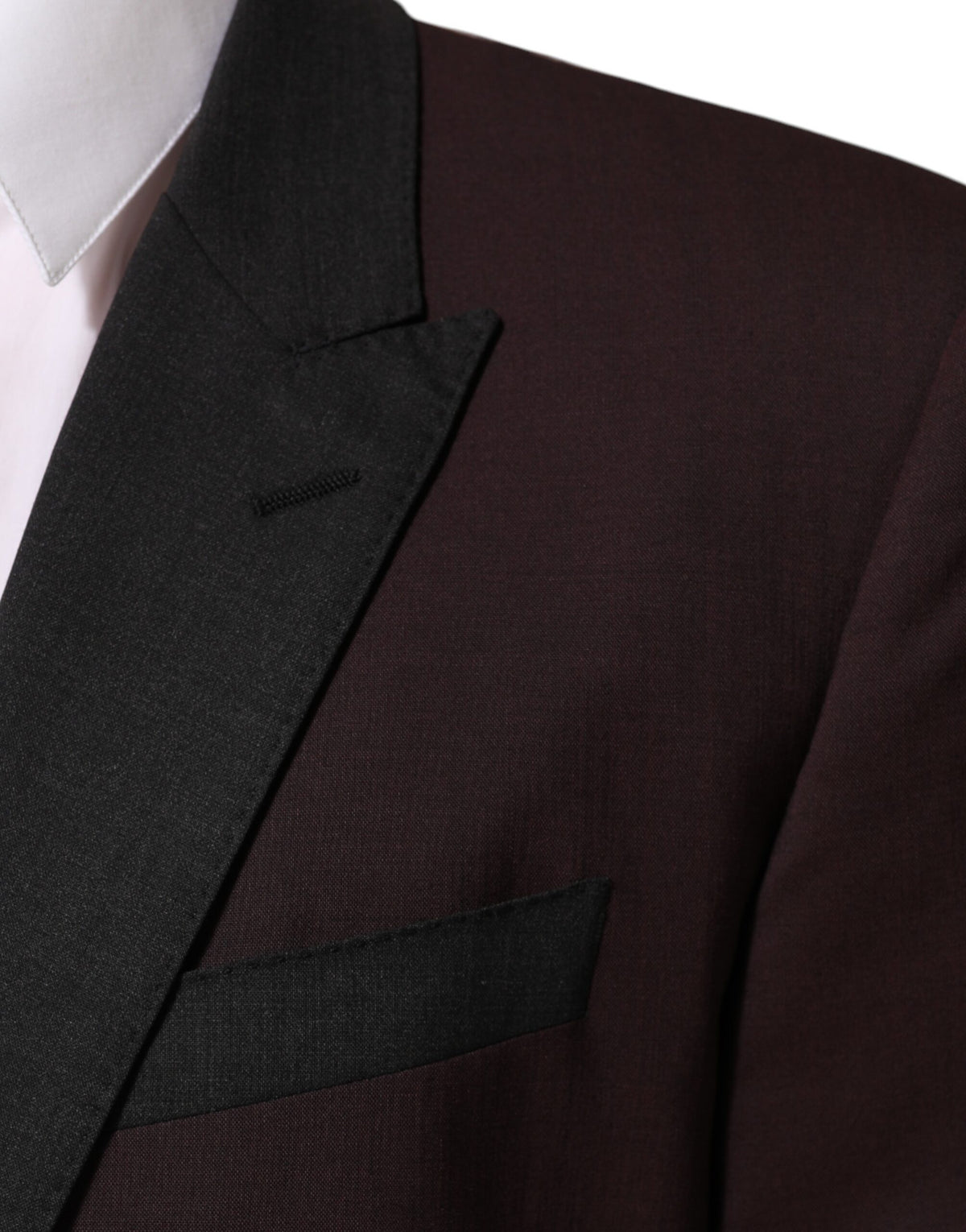 Dolce & Gabbana Women's Virgin Wool Viscose & Elastane Blazer - Maroon