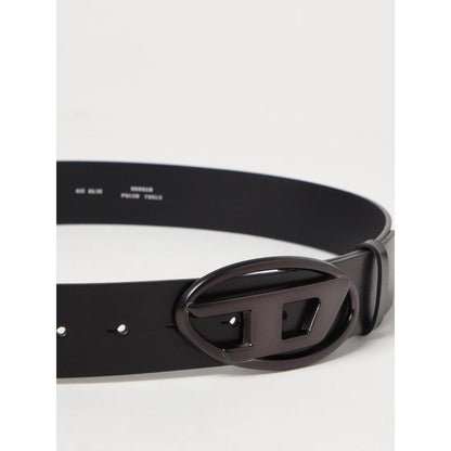 Diesel Black Leather Belt