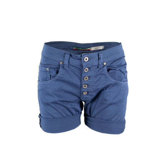 Please Blue Cotton Short