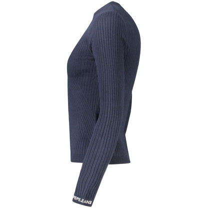 Pepe Jeans Blue Cotton Women Sweater