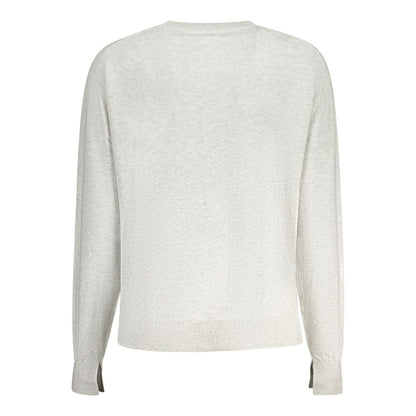 Sweatshirt by Pepe Jeans for women in cashmere cotton blend gray features an enviable silhouette, showcasing a premium and refined for a truly enviable finish.