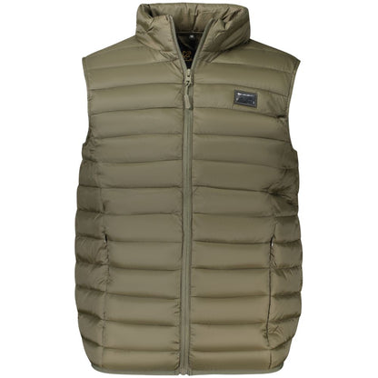 Cavalli Class Green Polyester Men Jacket