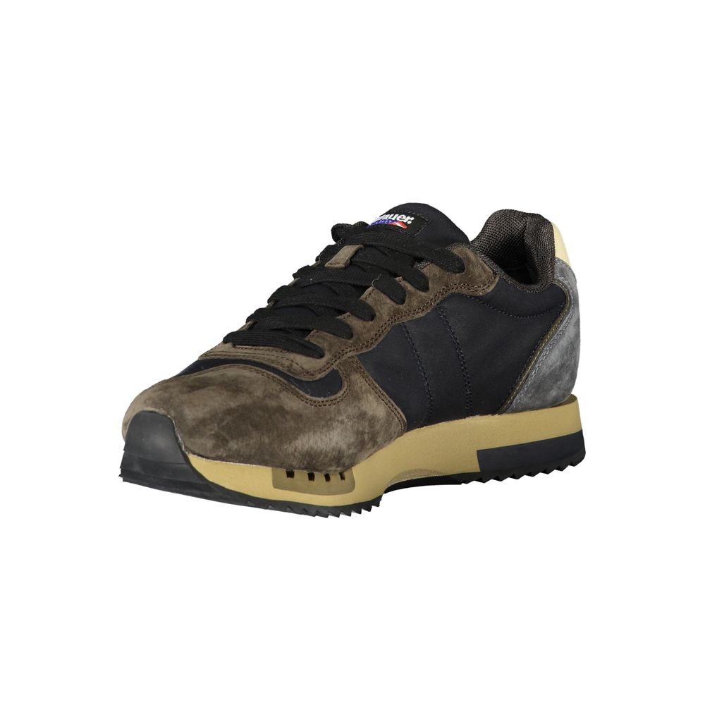 Blauer Blue Leather Men Sneaker