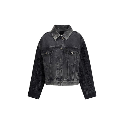 PINKO The Trucker jacket with mini studs