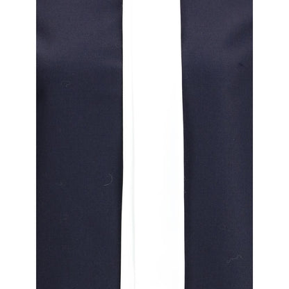 Thom Browne Blue Fleece Wool Casual Dress