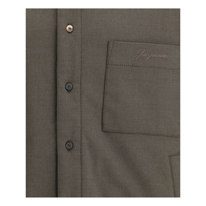 Jacquemus Bicolor Fleece Wool Jackets And Coat