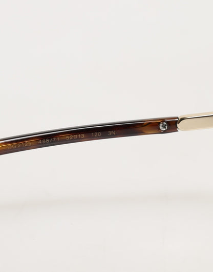Dolce & Gabbana Aviator Metallized Fiber Sunglasses - Green Silver