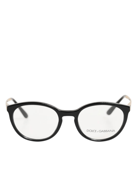 Dolce & Gabbana Black Acetate Cat Eye Frame Eyeglass Reading Glass