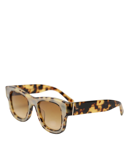 Dolce & Gabbana Square Gradient Acetate Sunglasses - Gradient Brown White Patterned