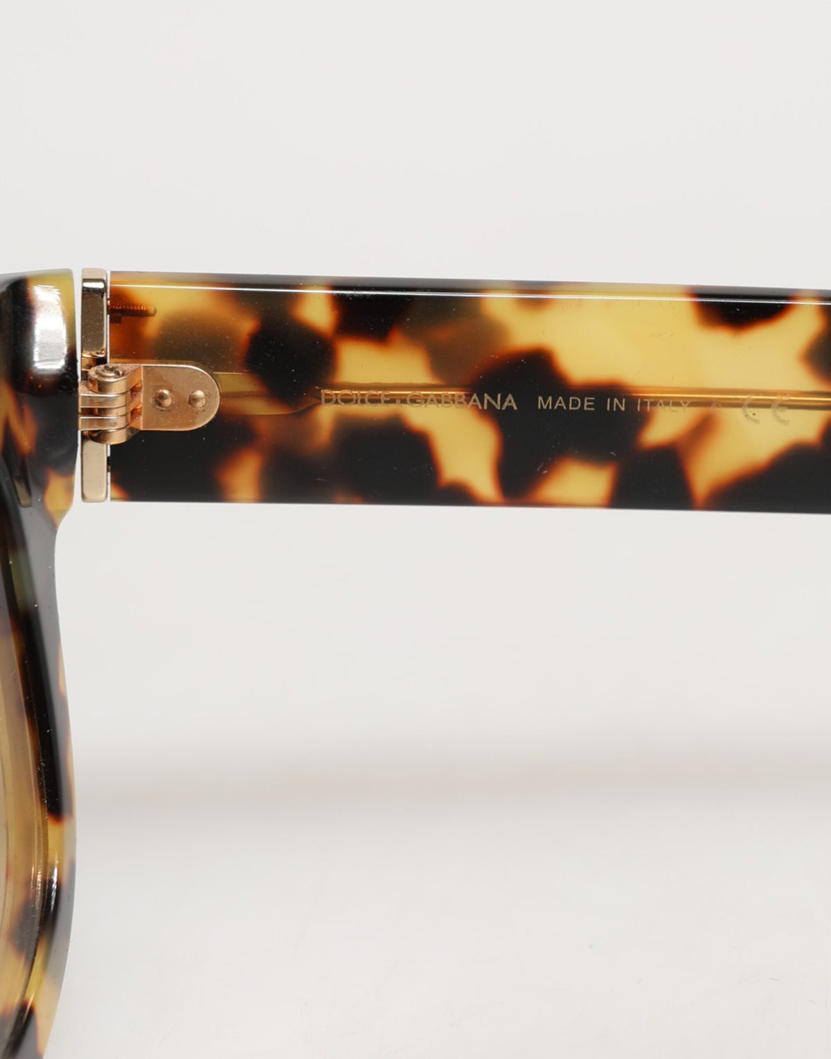 Dolce & Gabbana Square Gradient Acetate Sunglasses - Gradient Brown White Patterned