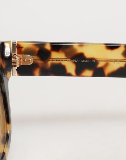 Dolce & Gabbana Square Gradient Acetate Sunglasses - Gradient Brown White Patterned