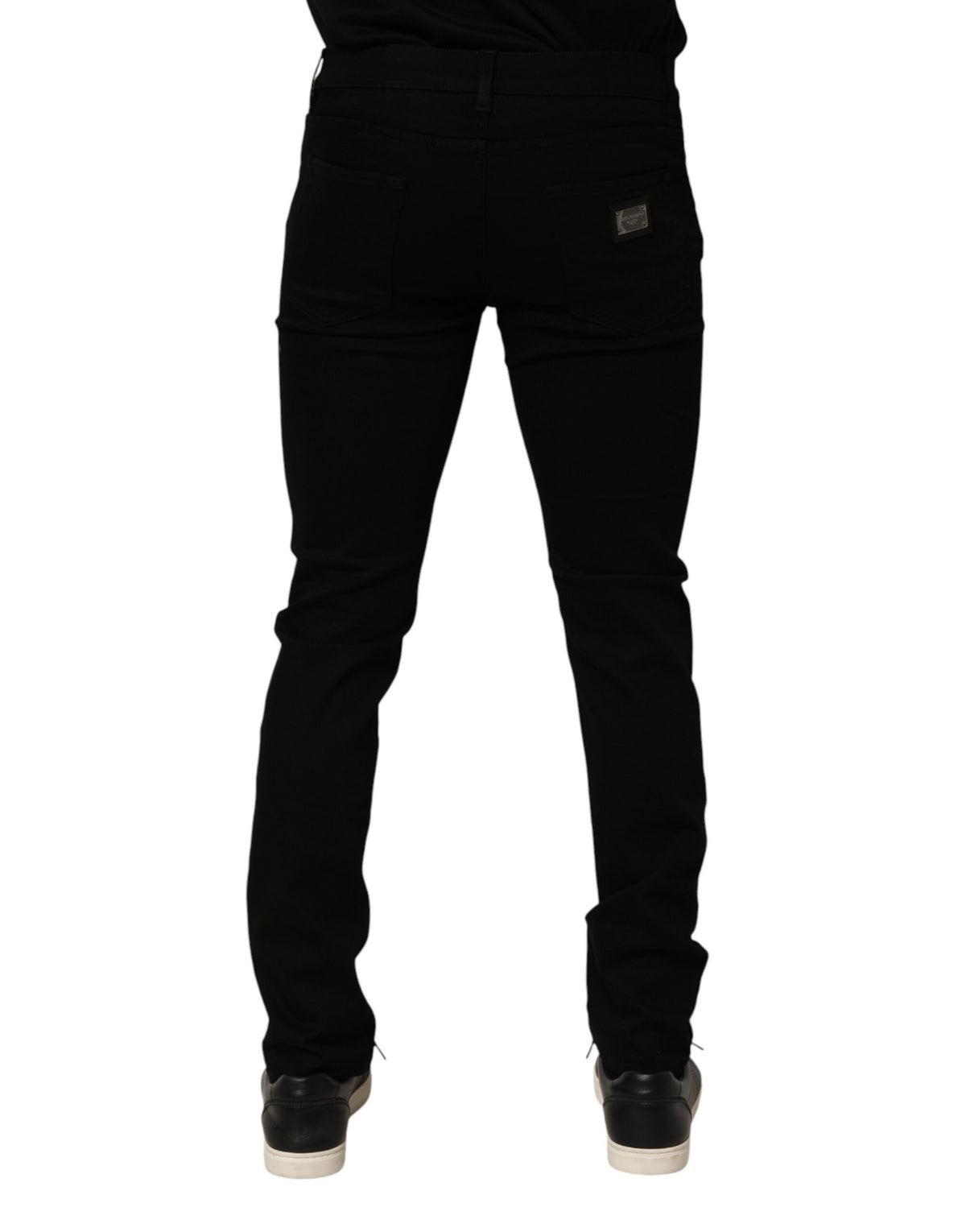 Dolce & Gabbana Men's Slim Stretch Denim Cotton Jeans - Black