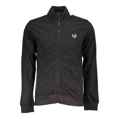 Gianmarco Venturi Black Cotton Sweatshirt
