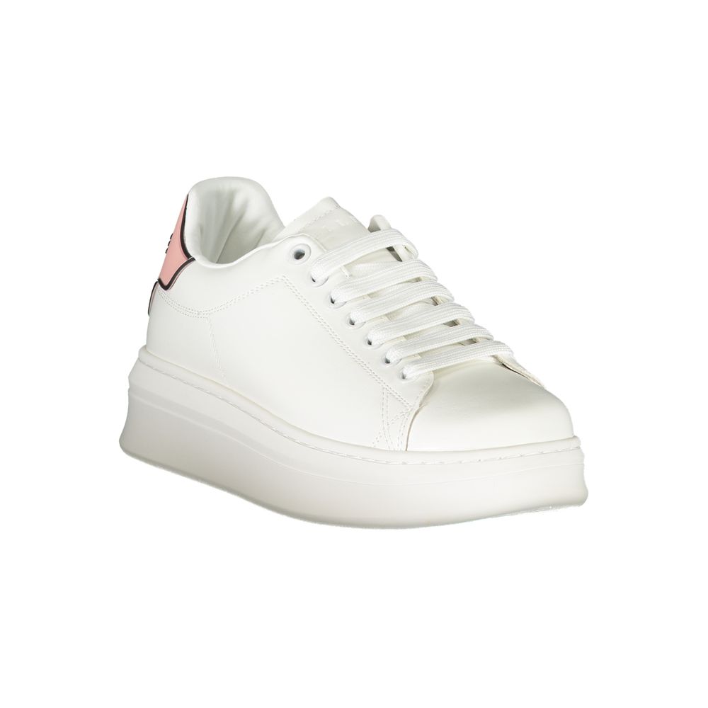 Gaelle Paris Pink Polyethylene Sneaker