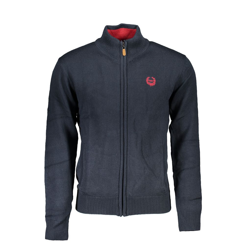 Gianmarco Venturi Blue Cotton Sweater