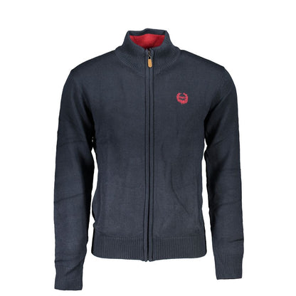 Gianmarco Venturi Blue Cotton Sweater