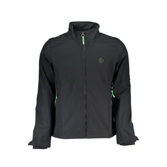 Gianmarco Venturi Black Polyester Jackets & Coat