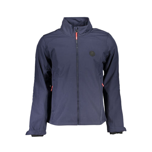 Gianmarco Venturi Blue Polyester Jackets & Coat