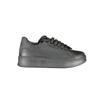 Gaelle Paris Black Polyethylene Sneaker