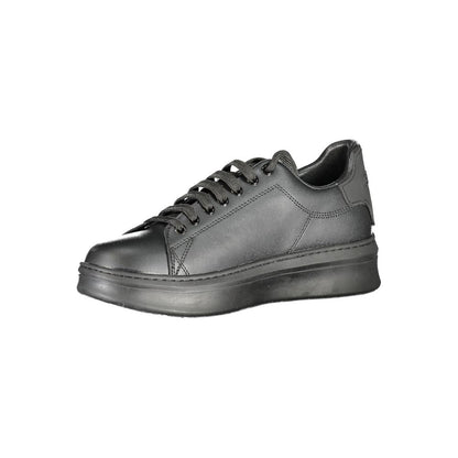 Gaelle Paris Black Polyethylene Sneaker