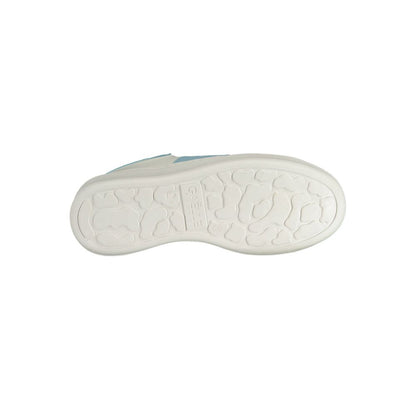 Gaelle Paris White Polyurethane Women Sneaker