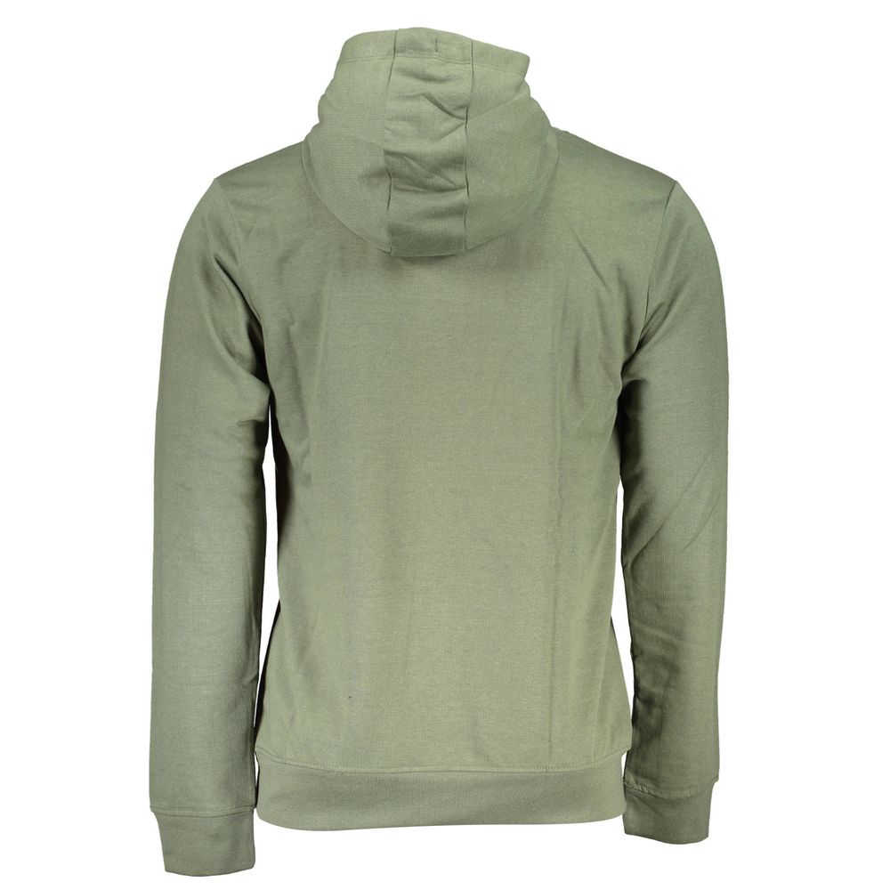 Hooded Sweatshirt Hoodie by Gianmarco Venturi for men in cotton green & print features an luminous silhouette, showcasing a sophisticated and for a truly luminous look.