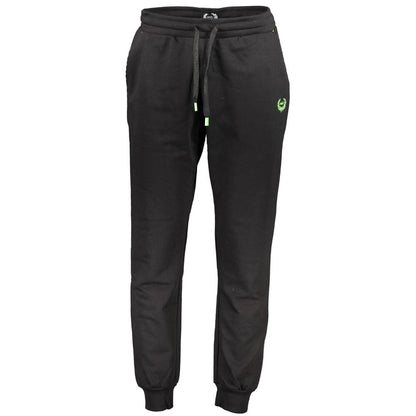Gianmarco Venturi Black Cotton Men's Track Pant