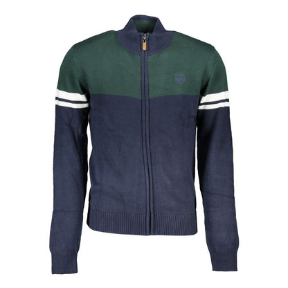 Gianmarco Venturi Blue Cotton Sweater