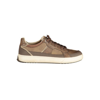 Athletic Sneakers Lumberjack men polyester & polyurethane brown & print featuring a avant-garde Men's Athletic Polyester & Polyurethane Sneakers design with a avant-garde athletic style for a refined finish.