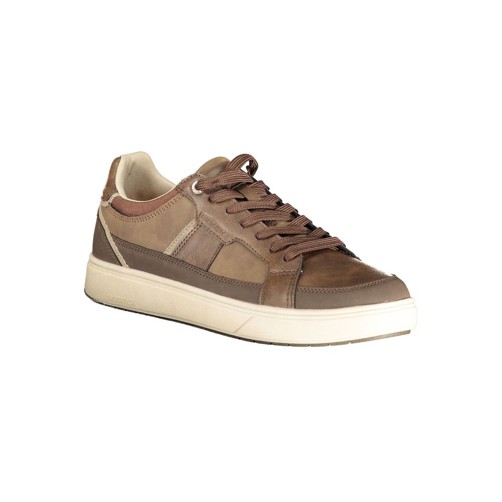 Athletic Sneakers Lumberjack men polyester & polyurethane brown & print featuring a avant-garde Men's Athletic Polyester & Polyurethane Sneakers design with a avant-garde athletic style for a refined finish.