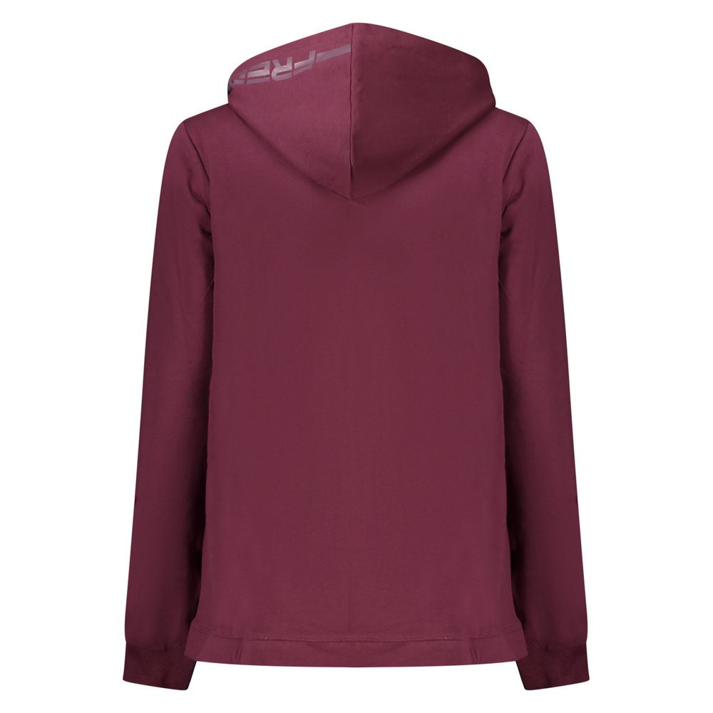 Sweatshirt by Freddy for women in cotton & rhinestone purple presents a smart casual silhouette, featuring a smart casual and for a sophisticated look.