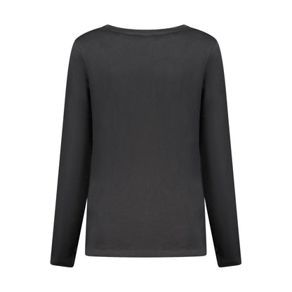 Freddy Black Cotton Women T-Shirt
