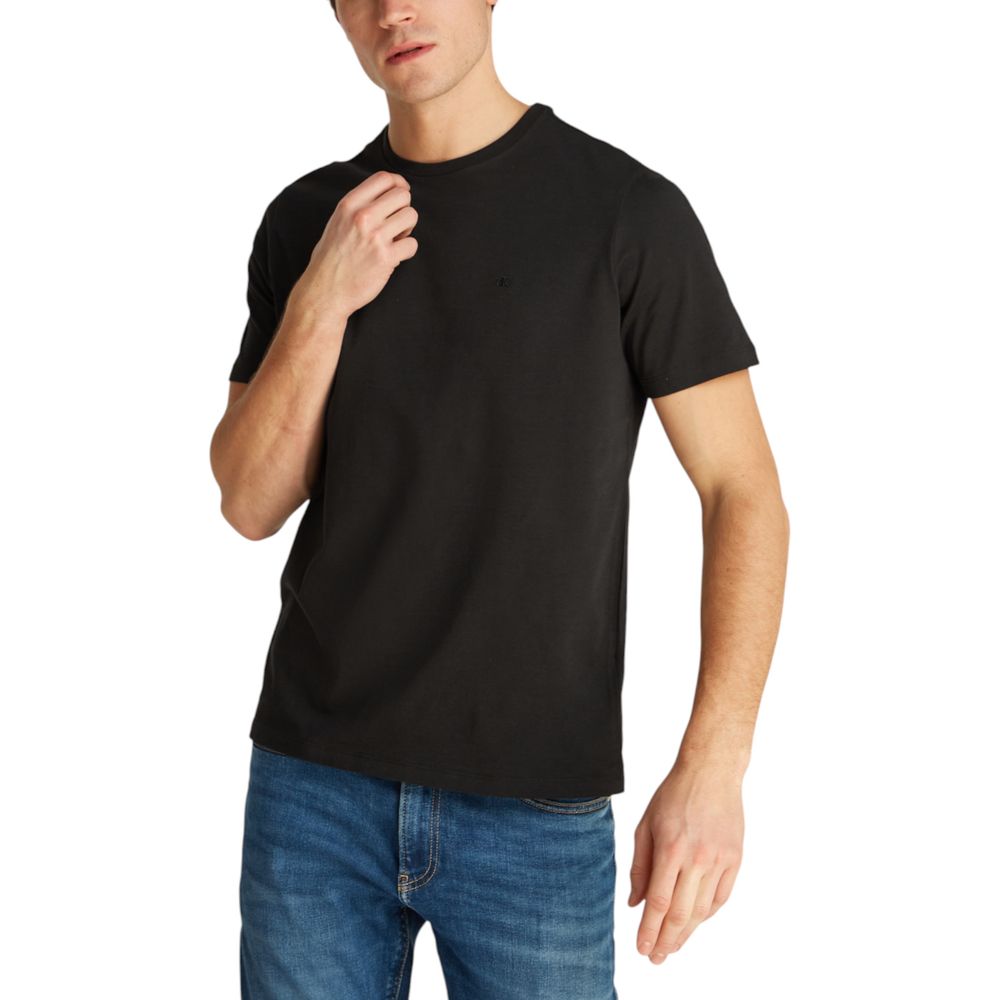 Calvin Klein Jeans Black Cotton T-Shirt