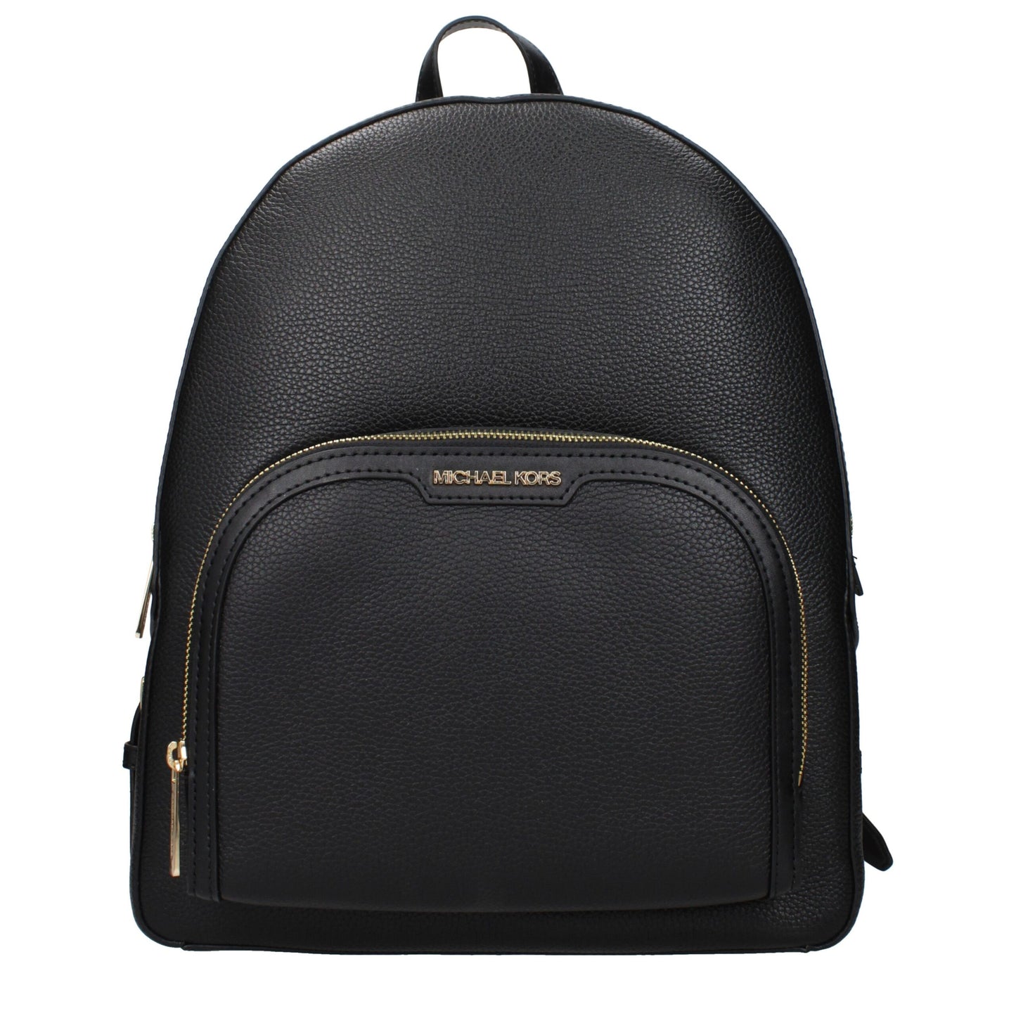Michael Kors Black Leather Backpacks