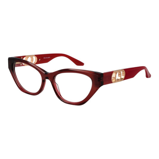 Trussardi Red Women Glasses Frame