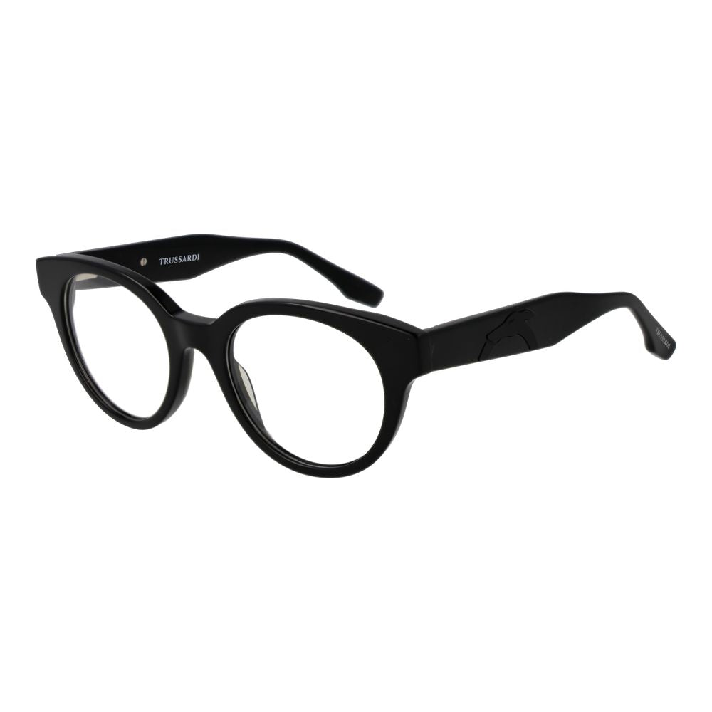 Trussardi Black Unisex Glasses Frame