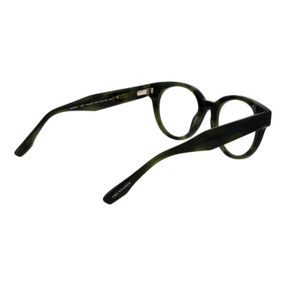 Trussardi Green Unisex Glasses Frame