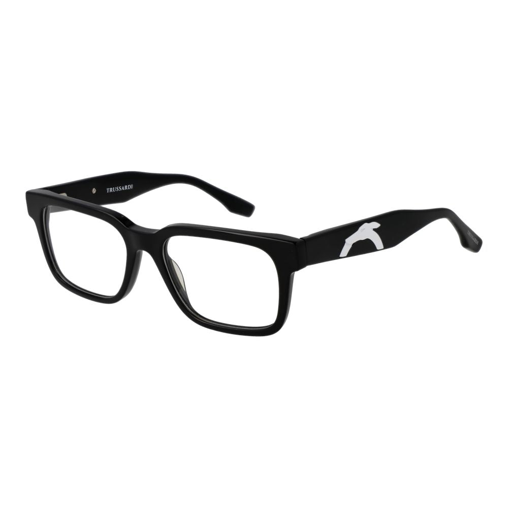Trussardi Black Unisex Glasses Frame