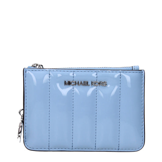 Michael Kors Light Blue Leather Wallets