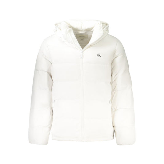Calvin Klein White Polyamide Jackets & Coat