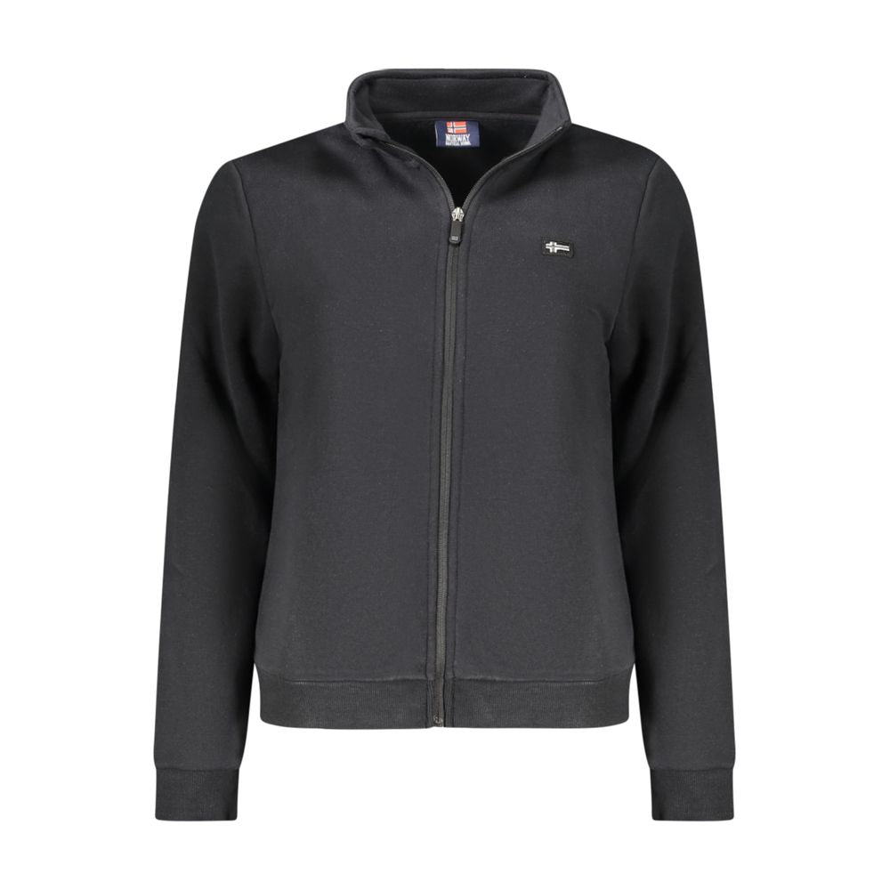 Sweatshirt by Norway 1963 for women in cotton black features an provocated silhouette, detailed with a provocated and a refined for a sophisticated aesthetic.