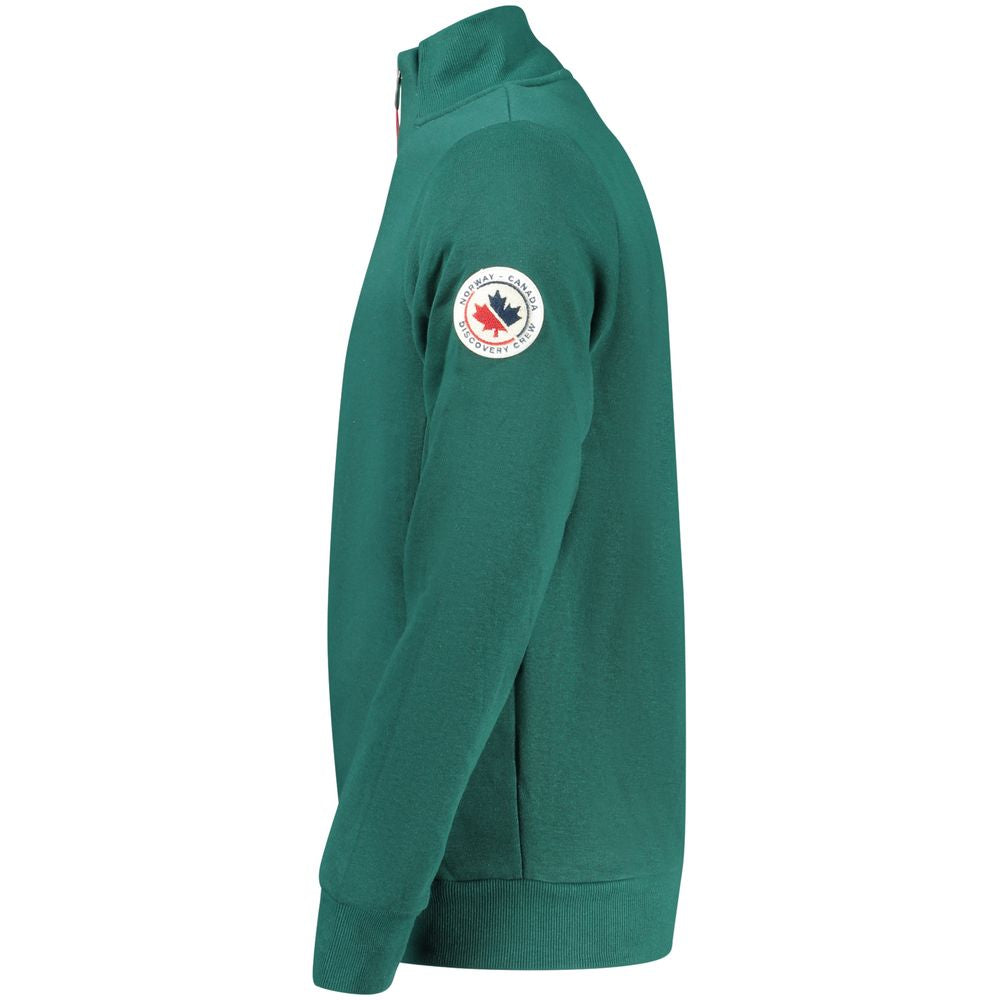 Sweatshirt by Norway 1963 for men in cotton polyester brown & green features an magnificent silhouette, showcasing a sophisticated and detail for a truly magnificent finish.