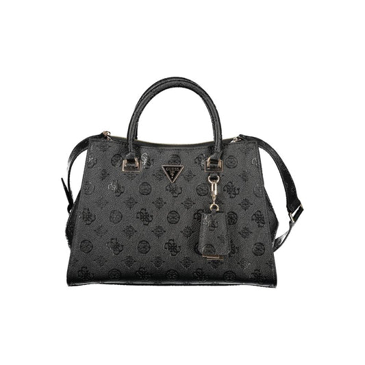 Guess Jeans Black Polyethylene Handbag