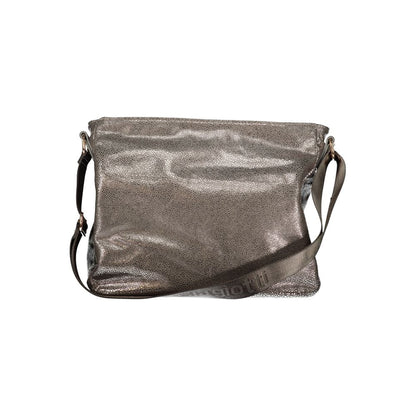 Handbag by Laura Biagiotti for women in polyester viscose modal & nickel gray features a ornamental silhouette, showcasing a secure zipper, ample external-pockets & internal-pockets, and ornamental shoulder-strap & adjustable-strap for a sophisticated look.