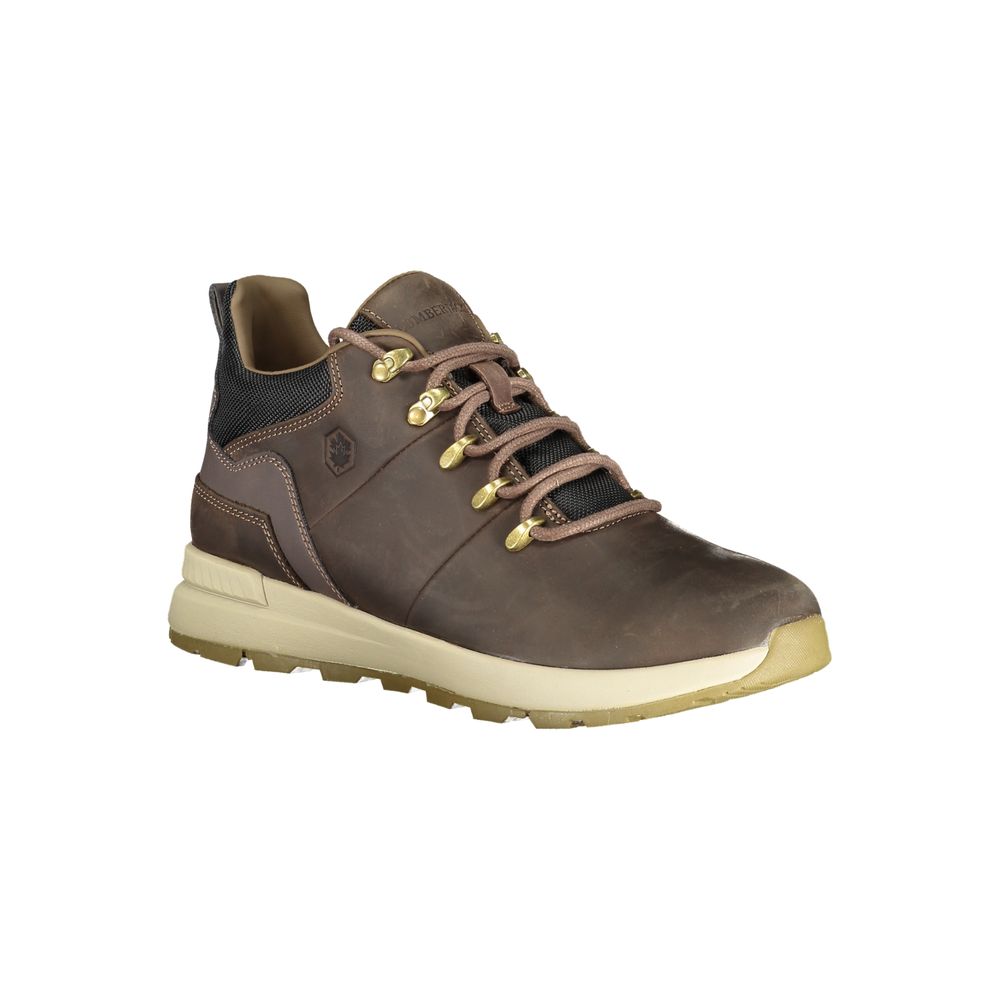 Lace-Up Ankle Boots by Lumberjack for men in polyester polyethylene leather brown & signature features an high-performance design from the City Men's Polyester Polyethylene Leather Lace-Up Ankle Boots collection, highlighting a high-performance and for a refined look.