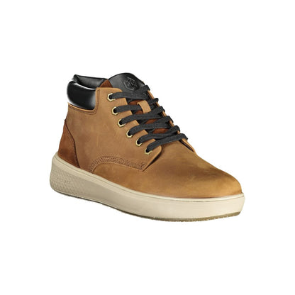 Lumberjack Marrone Leather Men Ankle Boot